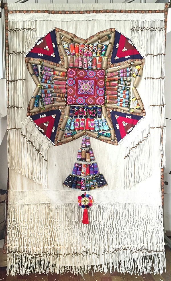 撒尼刺绣编织挂幅4